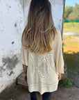 Alithia - Let cardigan med halvlange ærmer
