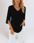 Rialta - Stilfuld bluse med V-hals