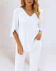 Rialta - Stilfuld bluse med V-hals