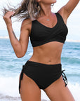 Laluna® elegant ensfarvet bikinisæt – Stilfuldt strandlook