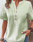 Liva - Stribet bluse