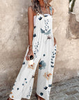 Indira - Ærmeløs jumpsuit med smukt print