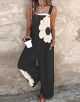 Indira - Ærmeløs jumpsuit med smukt print