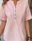 Liva - Stribet bluse