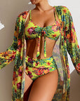 Glenda – Bikini med smuk blomstret nederdel