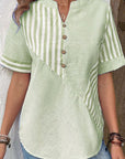 Liva - Stribet bluse