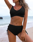 Laluna® elegant ensfarvet bikinisæt – Stilfuldt strandlook