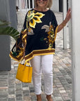 Rheala - Casual bluse med print