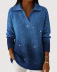 Eliravelle – Skinnende sweater i elegant og afslappet stil