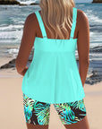 Laluna® farverigt tankinisæt – farverigt strandoutfit til sommeren
