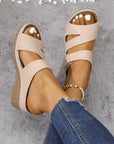 Serilda - Elegant sandal med hæl og justerbar rem