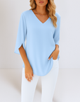 Rialta - Stilfuld bluse med V-hals