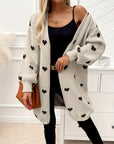 Rochelle - Strikket cardigan med hjertemotiv