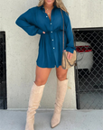 Demi - Kort jumpsuit i satin