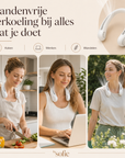 NekFan™ - Bærbar, genopladelig nakkeventilator til øjeblikkelig afkøling!