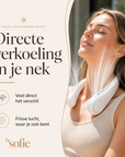 NekFan™ - Bærbar, genopladelig nakkeventilator til øjeblikkelig afkøling!