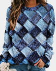 Salomé - Farverig sweater med mønster