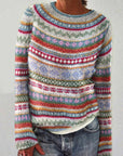 Eulalia - Hyggelig farverig sweater