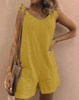 Thessara - Jumpsuit med bindestropper og lommer