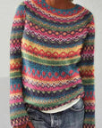 Eulalia - Hyggelig farverig sweater