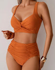 Laluna® | højtaljet sommerbikinisæt – stilfuldt strandlook og perfekt pasform