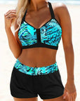 Janette - Elegant højtaljet ribbet bikini
