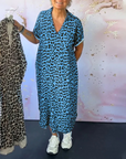 Jaylinn - Elegant leopardkjole