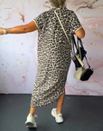 Jaylinn - Elegant leopardkjole