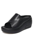 Eliza | Ortopædiske slip-on-sandaler med kilehæl