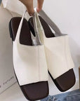 Blyzara - Åbne sandaler til kvinder, elegante og behagelige med en moderne lav hæl