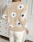 Madeleine - Blomstret sweater til kvinder
