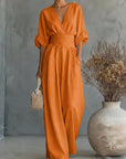 Avelissea - Jumpsuit til kvinder med V-hals