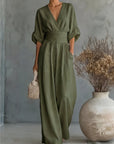 Avelissea - Jumpsuit til kvinder med V-hals