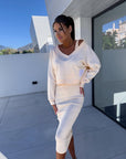 Alexis - Casual sæt med sweatshirt og kjole