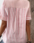 Liva - Stribet bluse