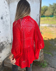 Alithia - Let cardigan med halvlange ærmer
