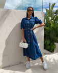 Daphne - Sunshine denimkjole