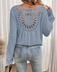 Belen - Elegant bluse i Ibiza-stil med V-udskæring