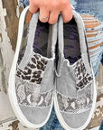 Yana - Trendy slip-on sneakers med smukt print