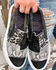 Yana - Trendy slip-on sneakers med smukt print