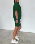 Demyra - Kort stretchkjole til kvinder i sort casual chic stil