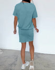Demyra - Kort stretchkjole til kvinder i sort casual chic stil