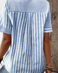 Liva - Stribet bluse