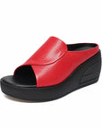 Eliza | Ortopædiske slip-on-sandaler med kilehæl