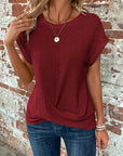 Clarissa - Elegant sommertop med rund hals