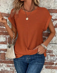 Clarissa - Elegant sommertop med rund hals