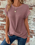 Clarissa - Elegant sommertop med rund hals