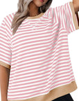 Puck - Casual stribet T-shirt