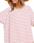 Puck - Casual stribet T-shirt