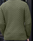 Mirko - Elegant herresweater med struktur og høj krave